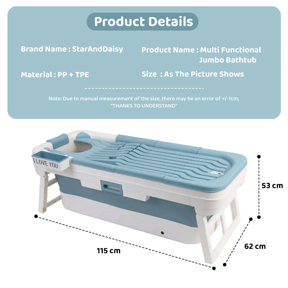 Jumbo Baby Bathtub Dimension