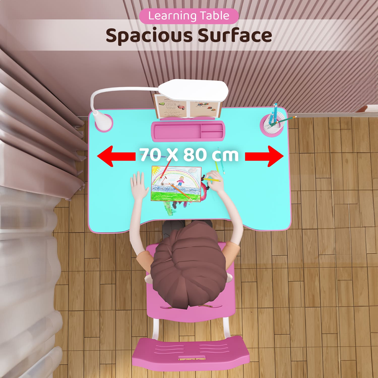 Kids Children Study Table and Chair