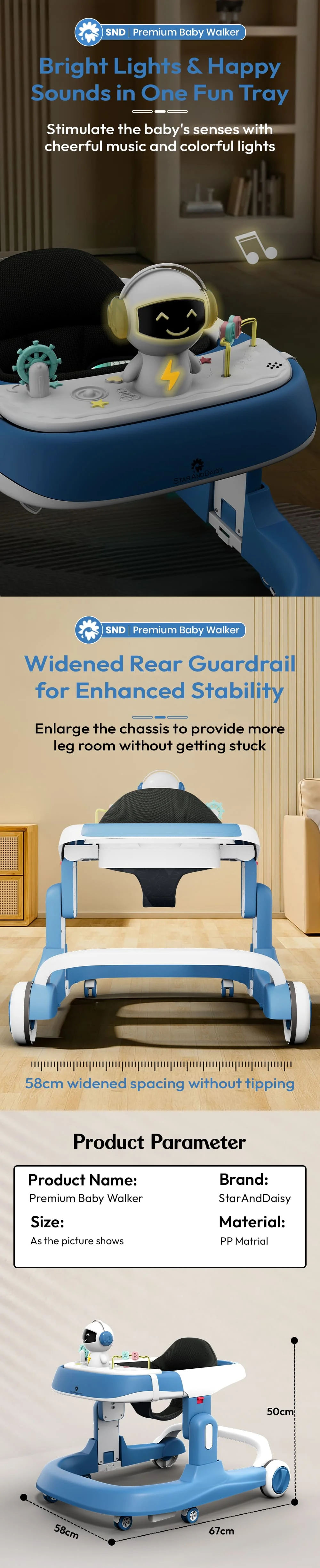 Premium baby walker