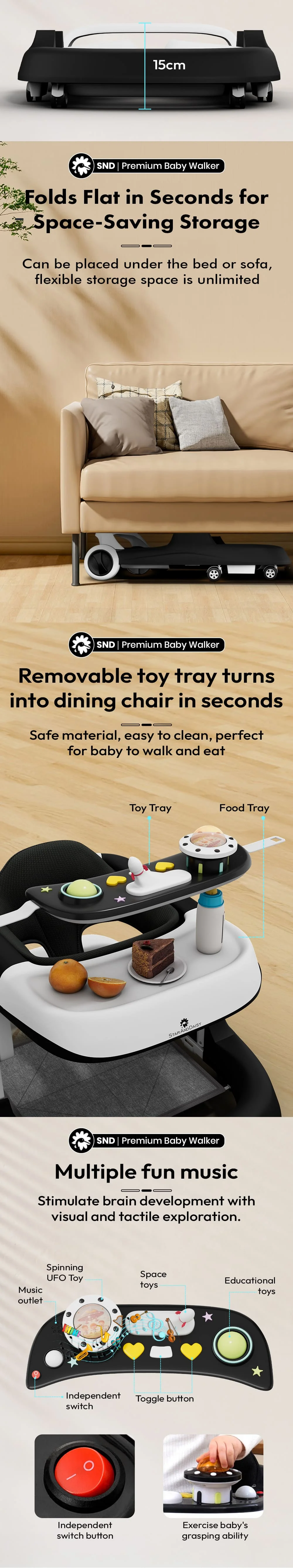 Baby Walker with Music