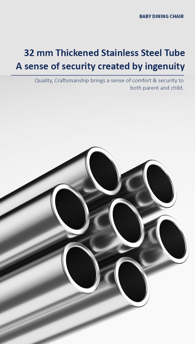 Convertible Wooden Feeding High Chair with Removable Tray