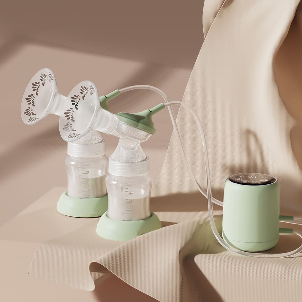 Double Breast Pump with several modes