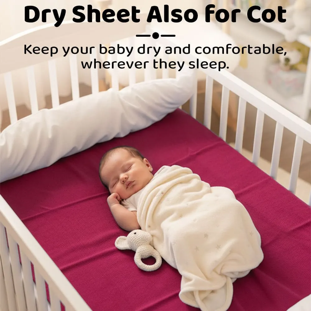 cot dry sheet baby dry sheet blue pink