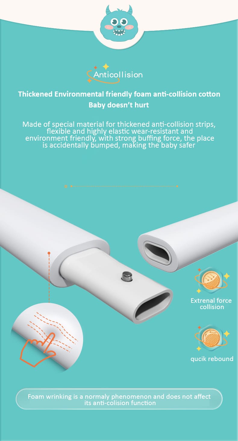 Secure and Foldable Child Bed Safety Rail