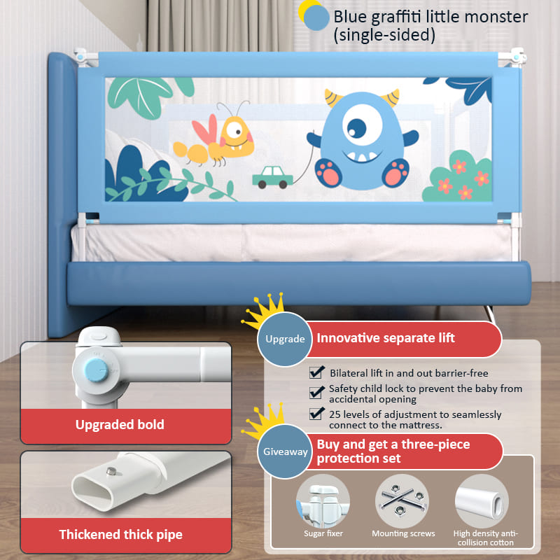 Bed Rails for Babies with Adjustable Features