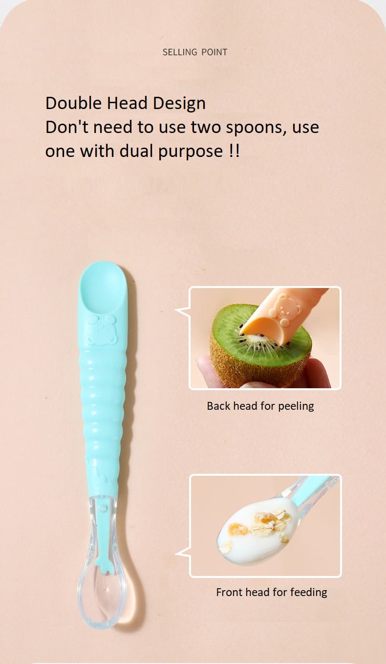 silicone infant spoons