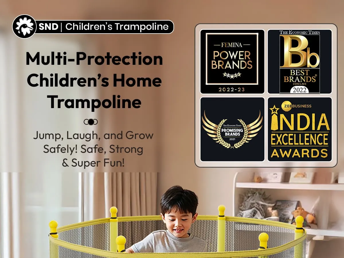 Trampoline with protection net Adult childern jumping Bed