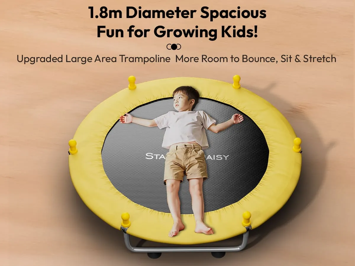 Trampoline with protection net Adult childern jumping Bed
