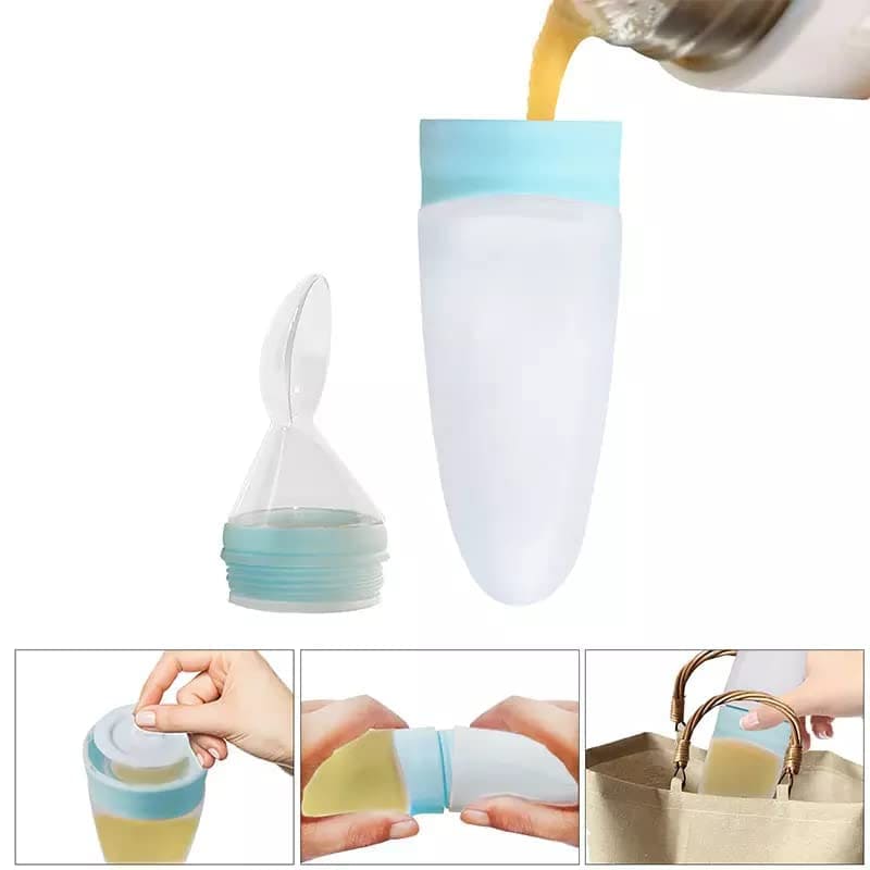 combo of bottle and spoon