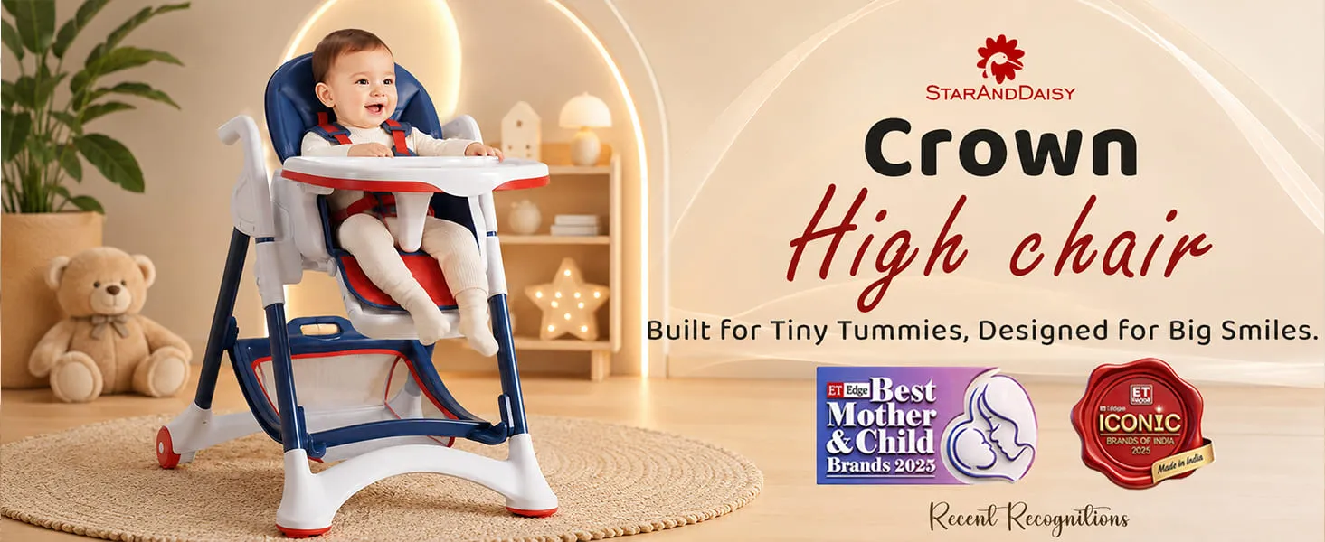 Crowned Baby High Chair for Kids