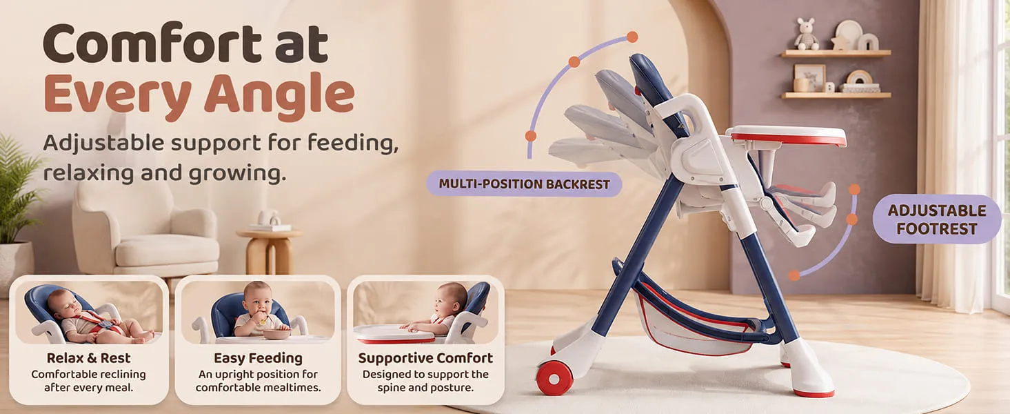 Crowned Baby High Chair for Kids