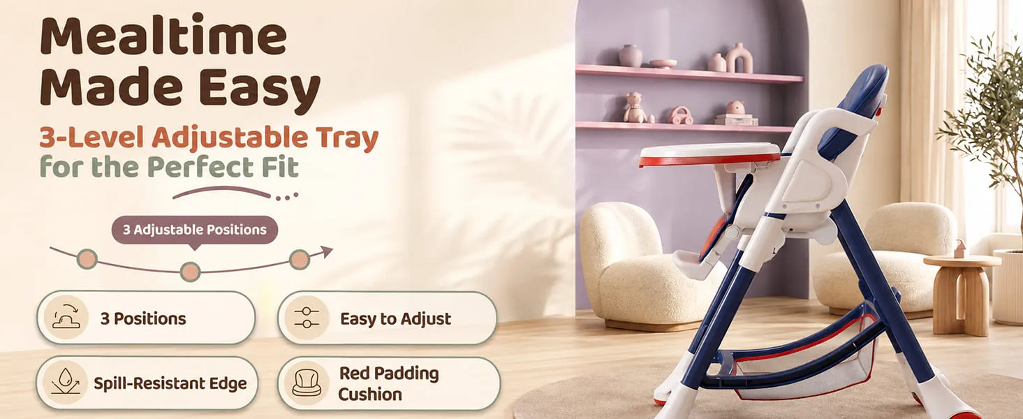 Crowned Baby High Chair for Kids
