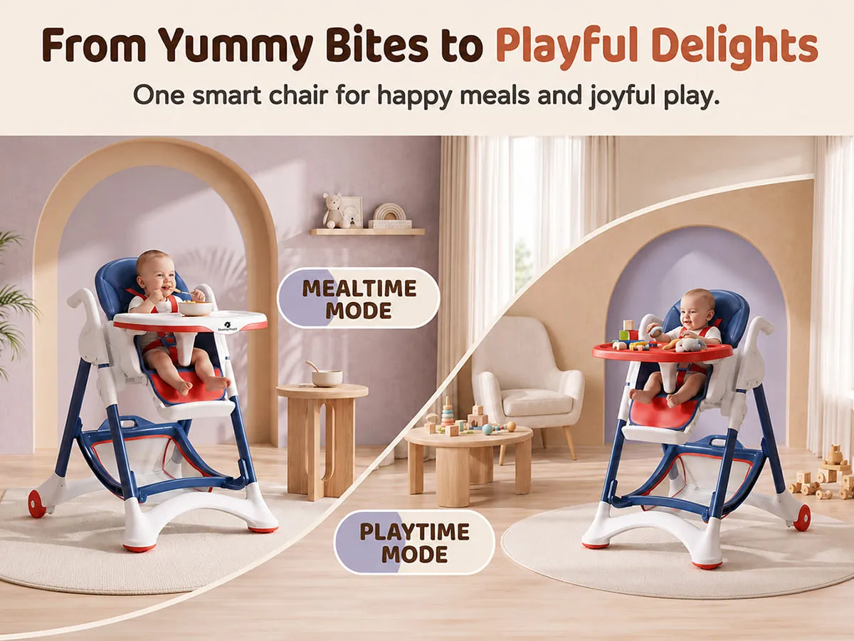 Crowned Baby High Chair for Kids