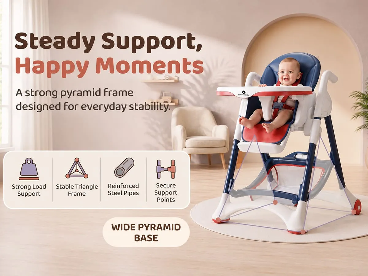 Crowned Baby High Chair for Kids