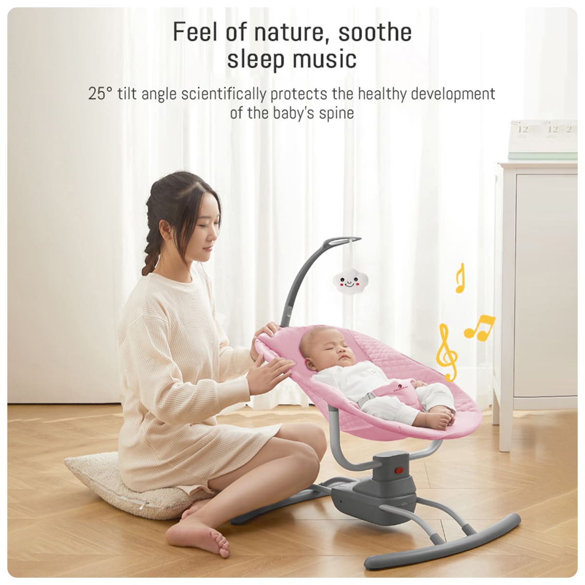 Infants rockers for 0 to 2 years