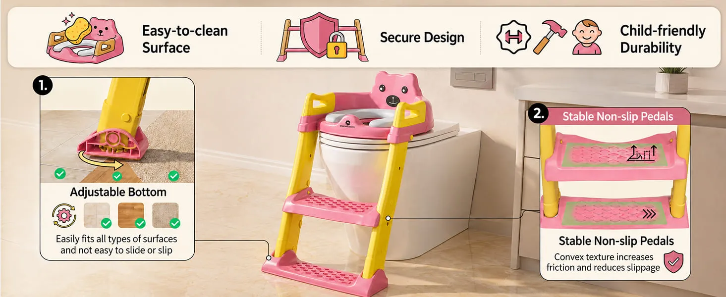 Potty Training Seat with Ladder