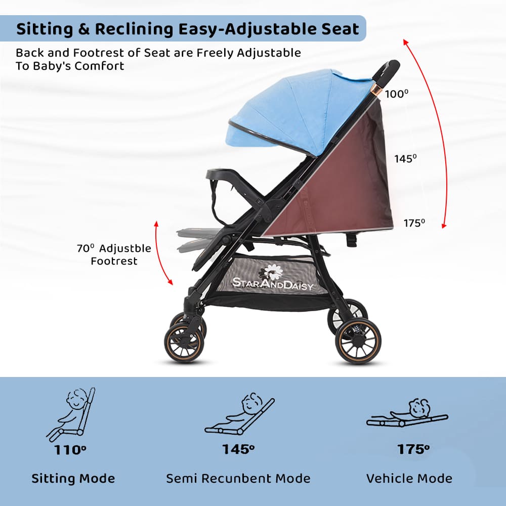 Foldable Baby Stroller for Travel