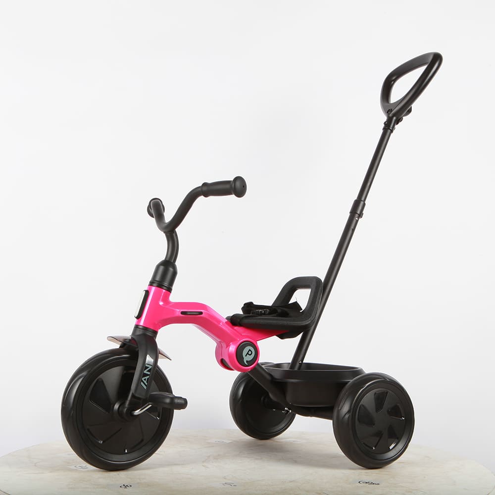 Multifunctional Kids Tricycle in red 5-in-1 with Parental Control