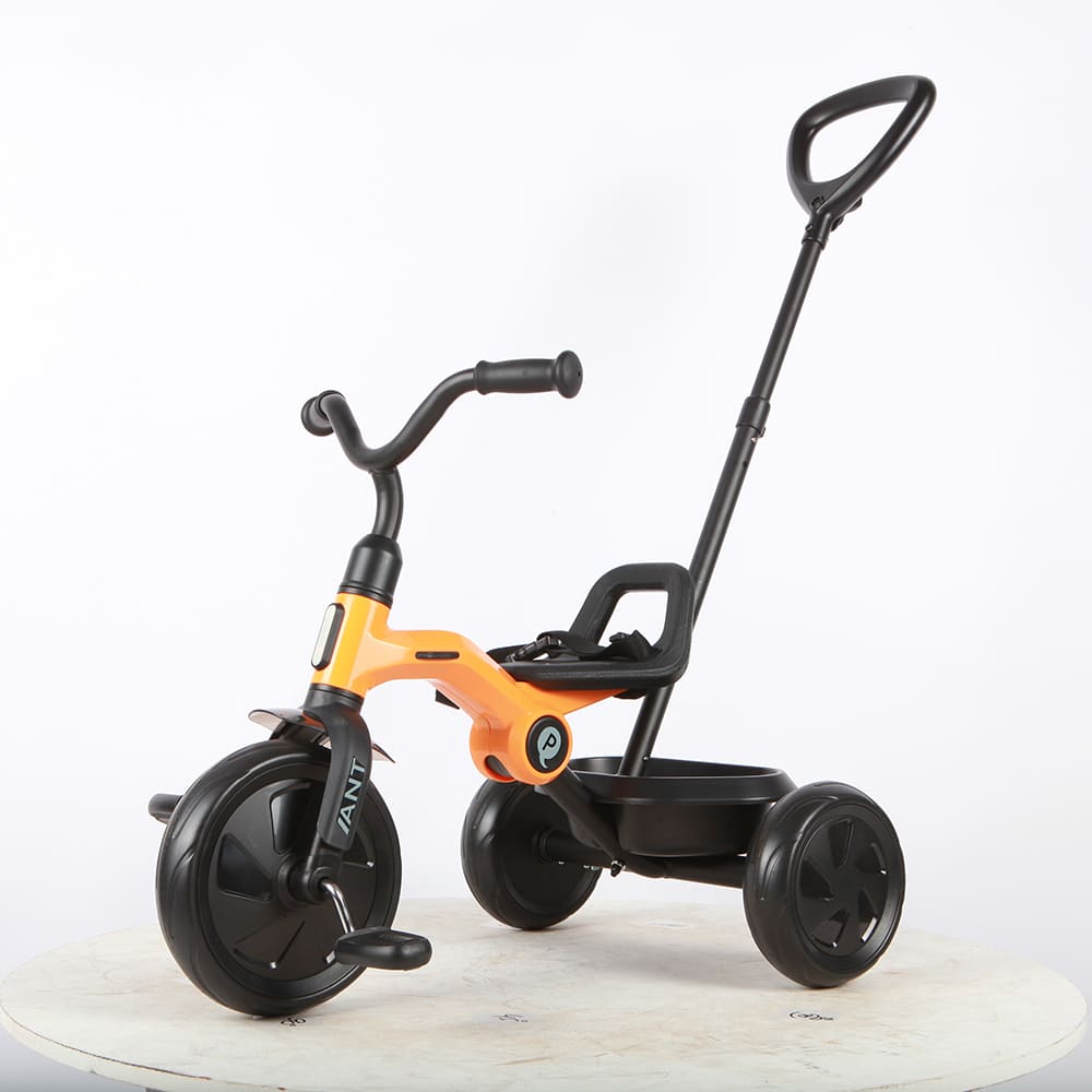 Multifunctional Kids Tricycle in yellow 5-in-1 with Parental Control