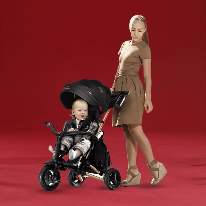 foldable Tricycle for Kids parent control