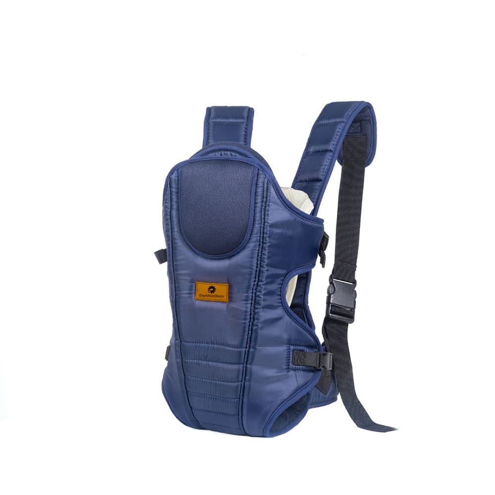 Baby Carrier Wrap  - 3 in 1 Multipurpose Baby Carrier with Breathable Air Fabric (Blue) - StarAndDaisy