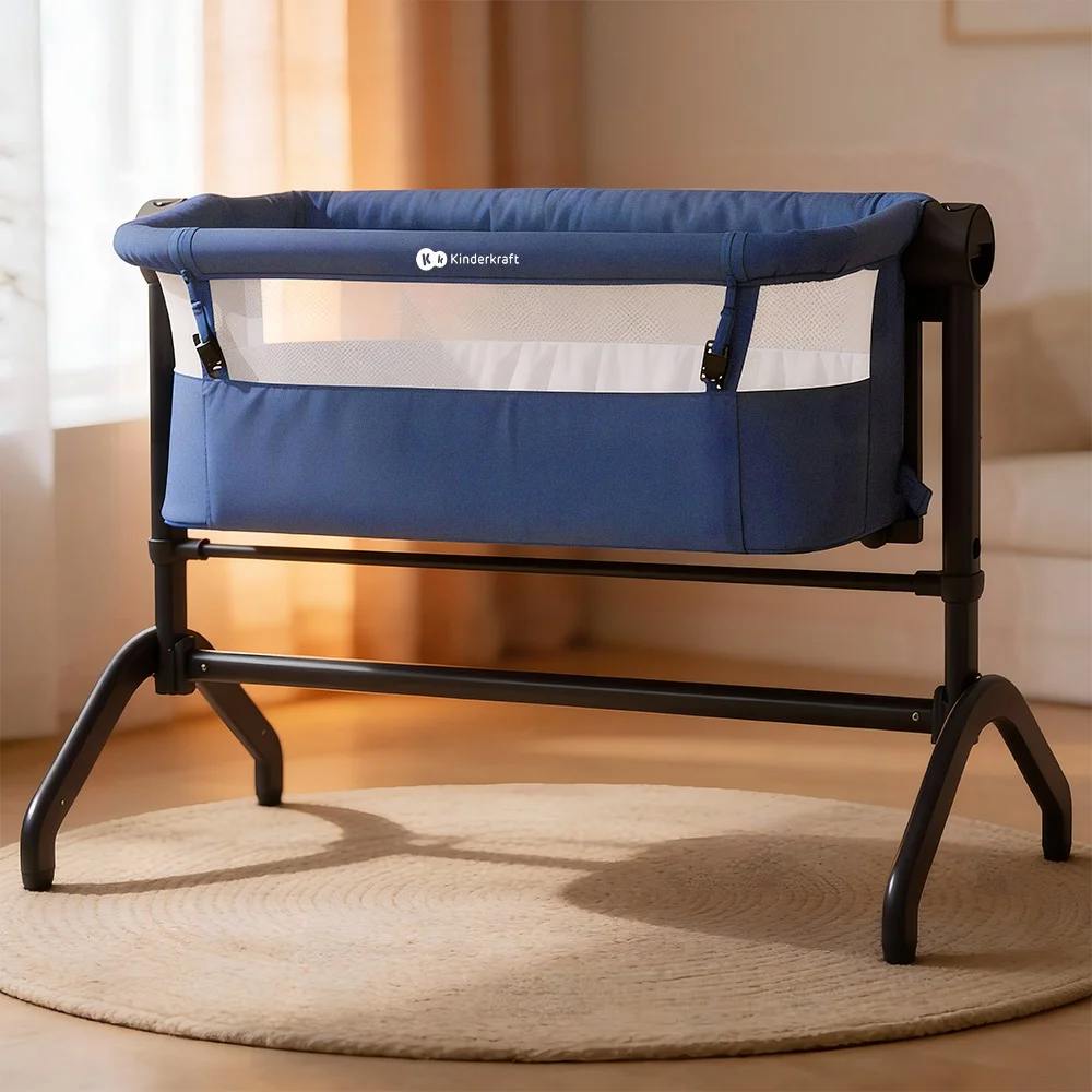 4 in 1 blue baby crib