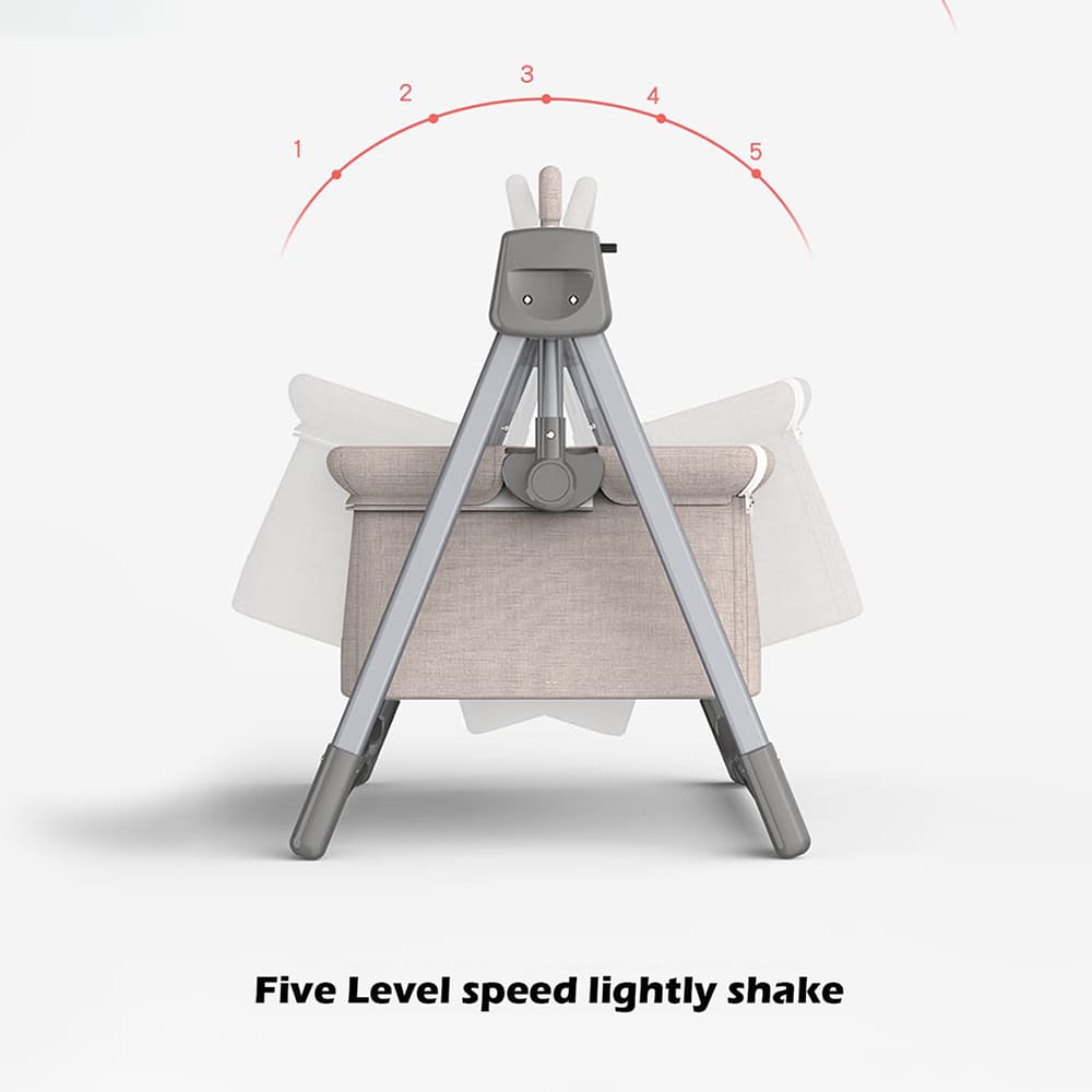 [Pre-Order] StarAndDaisy Electric Baby Swing Cradle with Remote Control Rocking Sleeping Baby Bed, Best Suited for 0-24 Months - Green | EC03