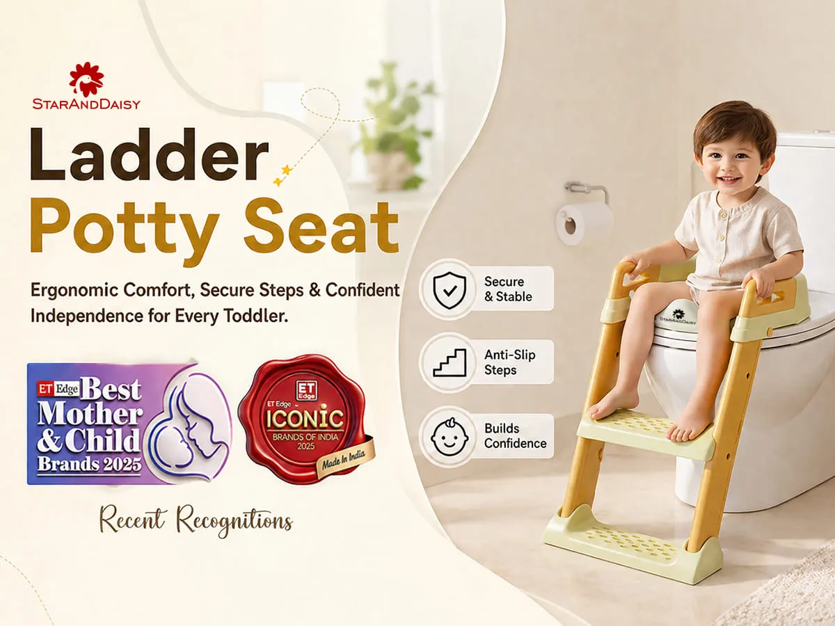 Baby Potty Training Toilet Seat with Ladder