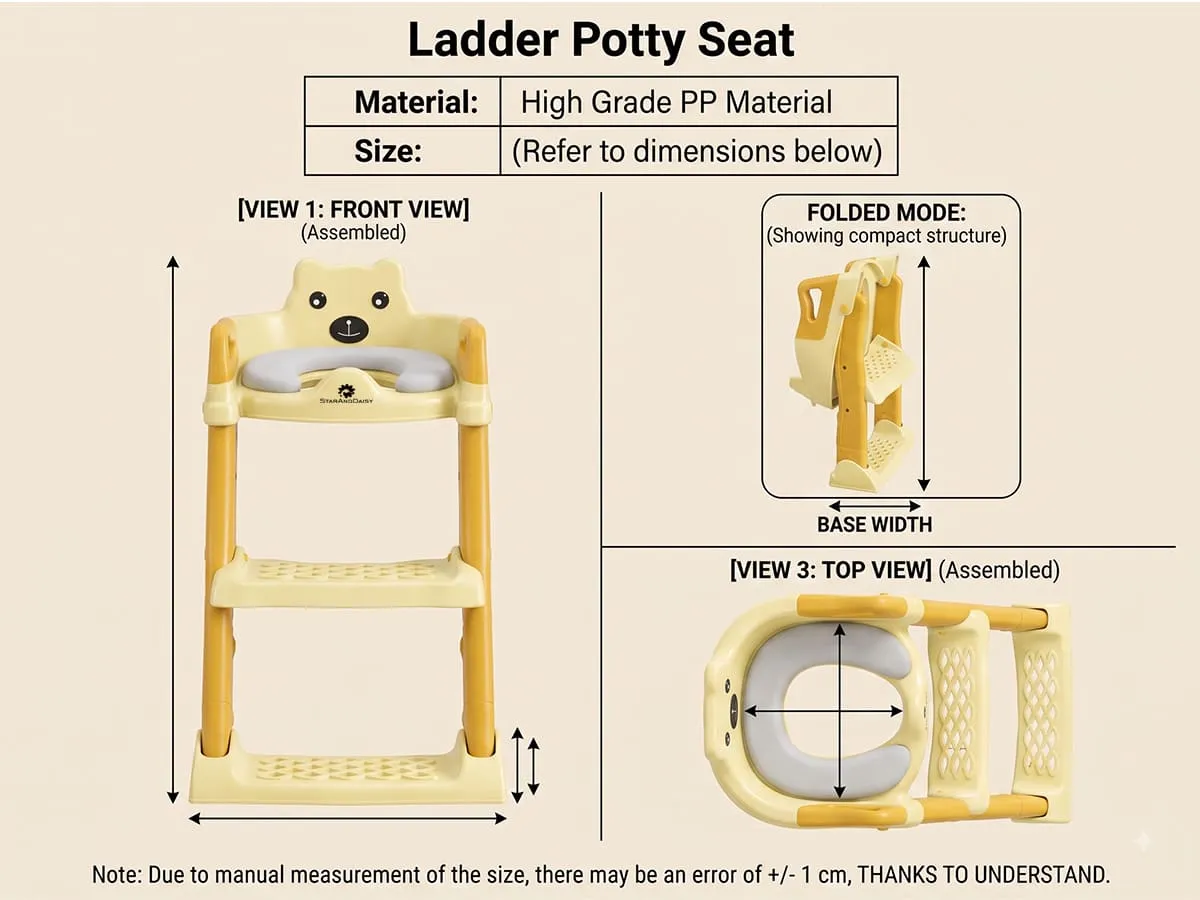 Baby Potty Training Toilet Seat with Ladder