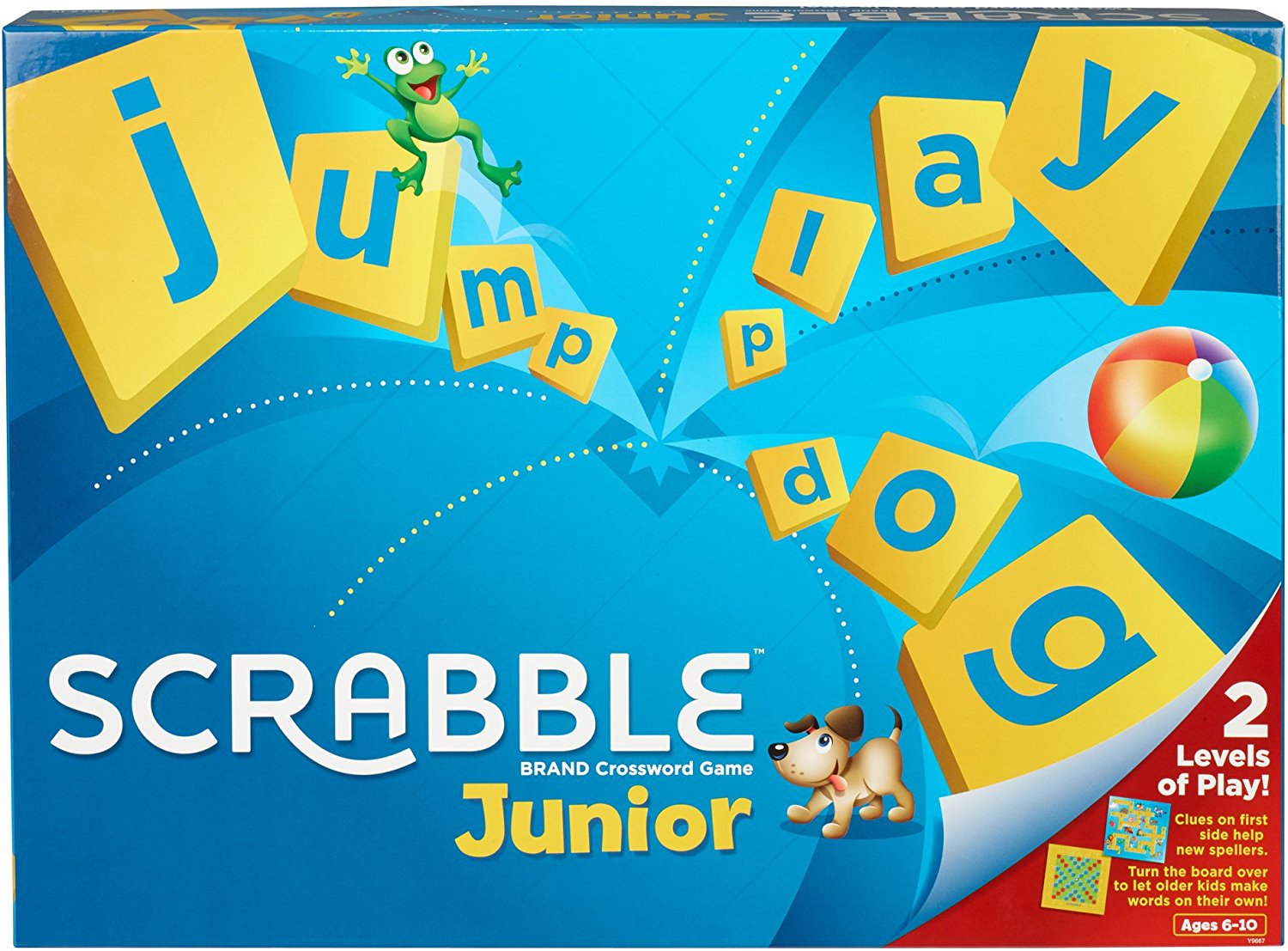 Mattel Junior Scrabble Crossword Game for Kids Age 5
