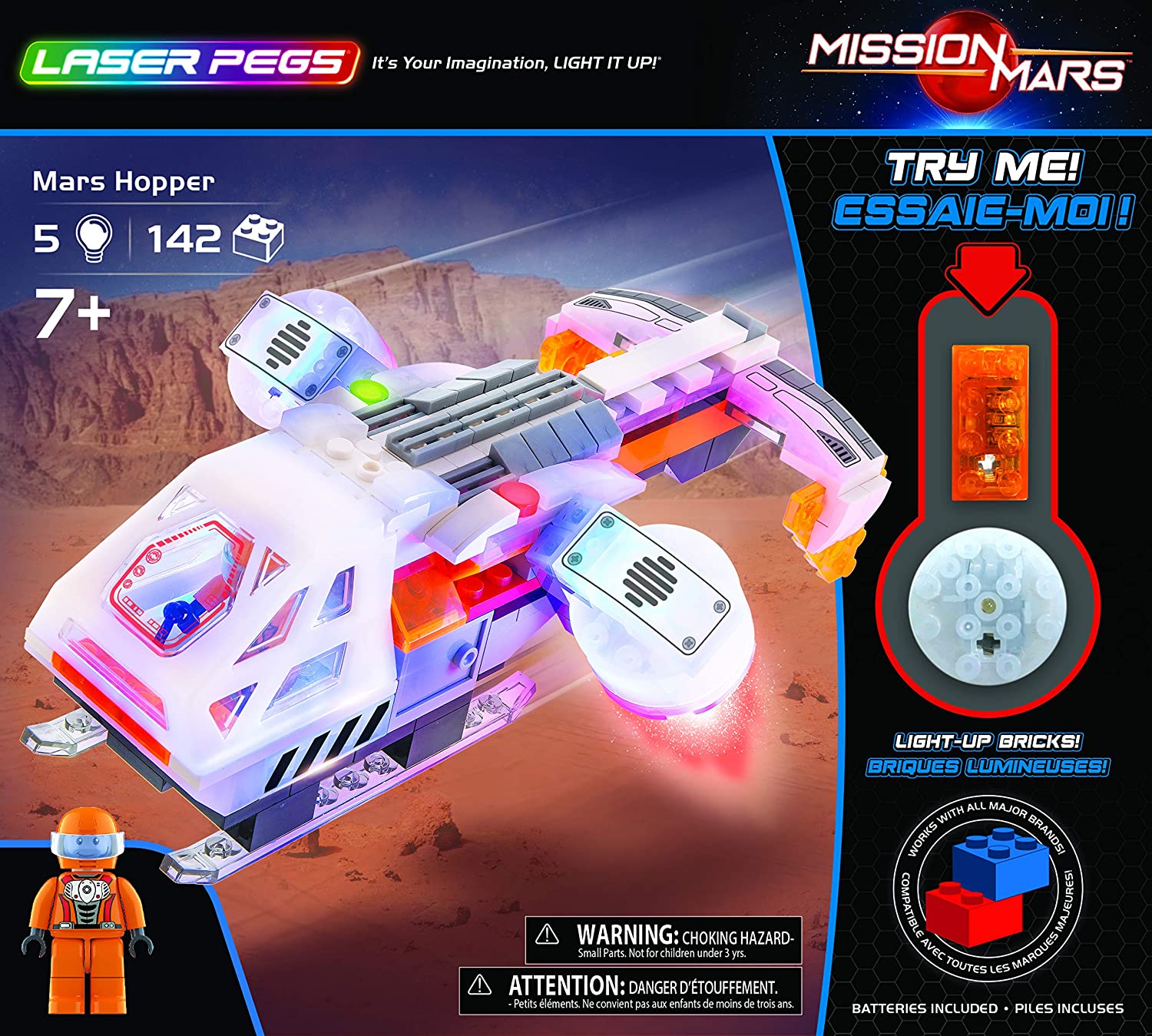 Laser Pegs Mars Hopper