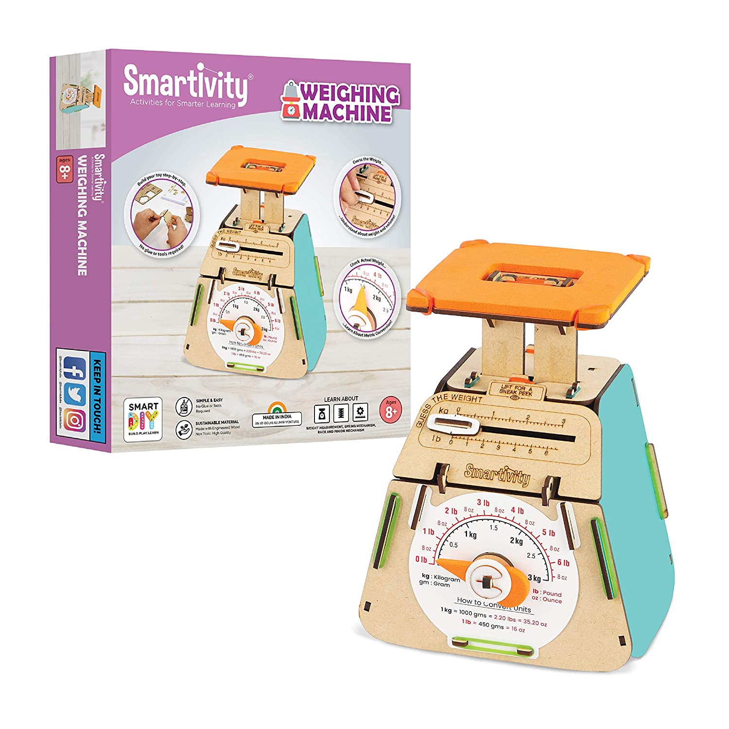 Smartivity Weighing Machine Steam - Modern Digital Scales