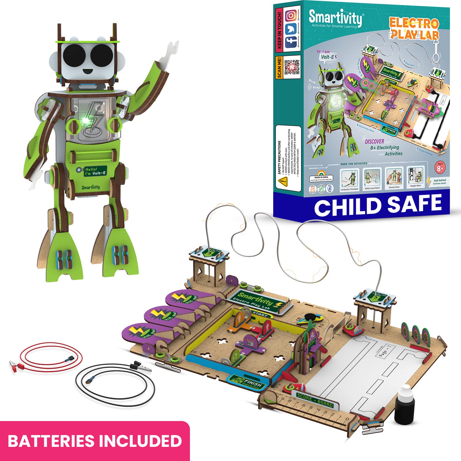 Smartivity Electro Play Lab - Smartivity Electricity Kit DIY - SND