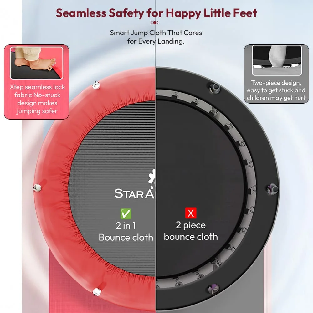 Compact trampoline for small spaces