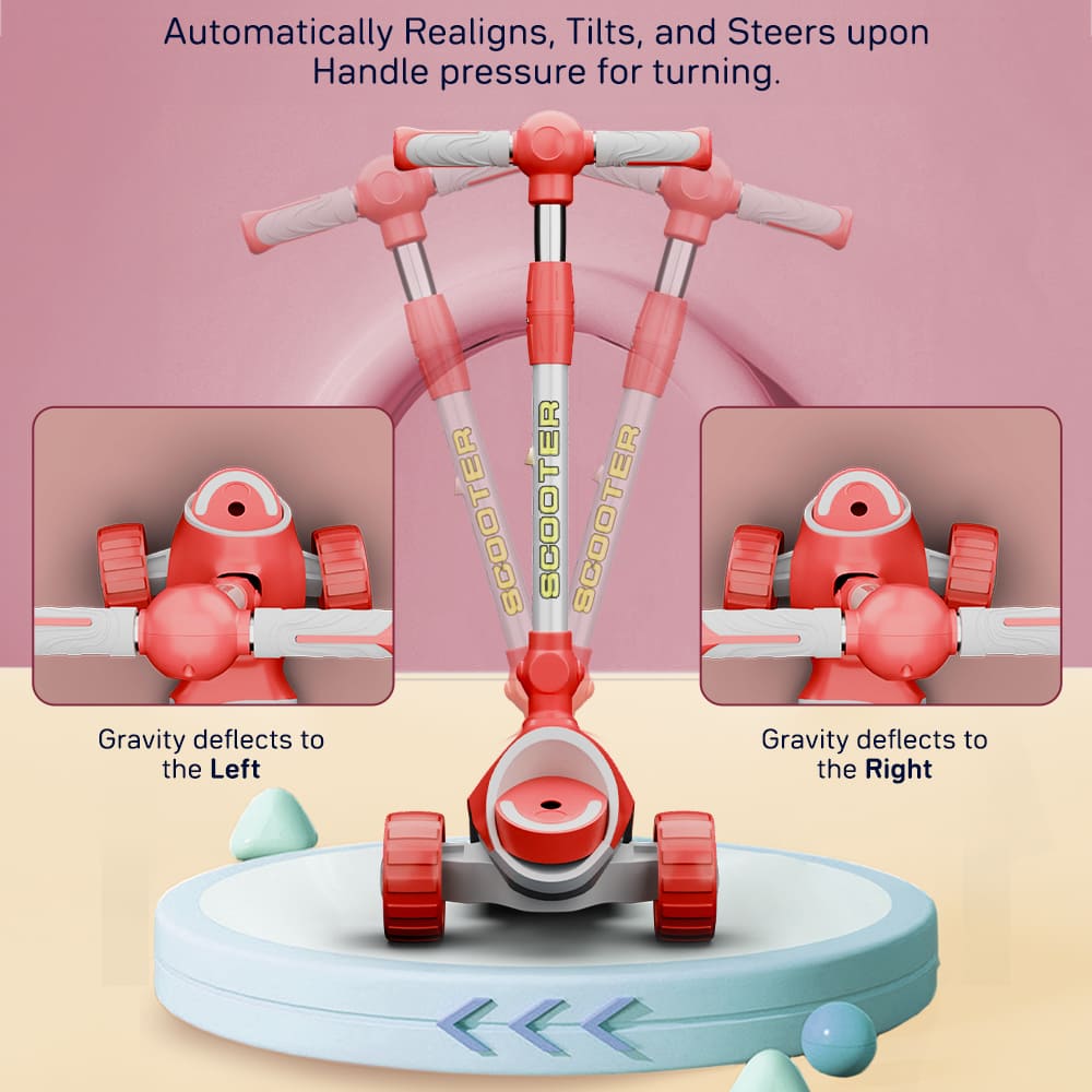 Kick on Scooter with 4 level of Hight Adjustment