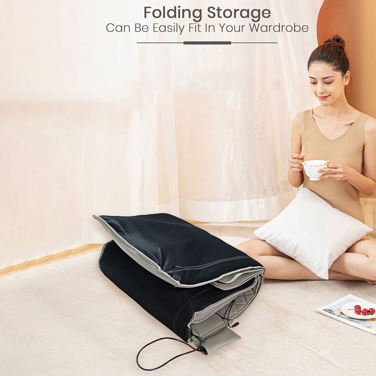 massage and heat mat