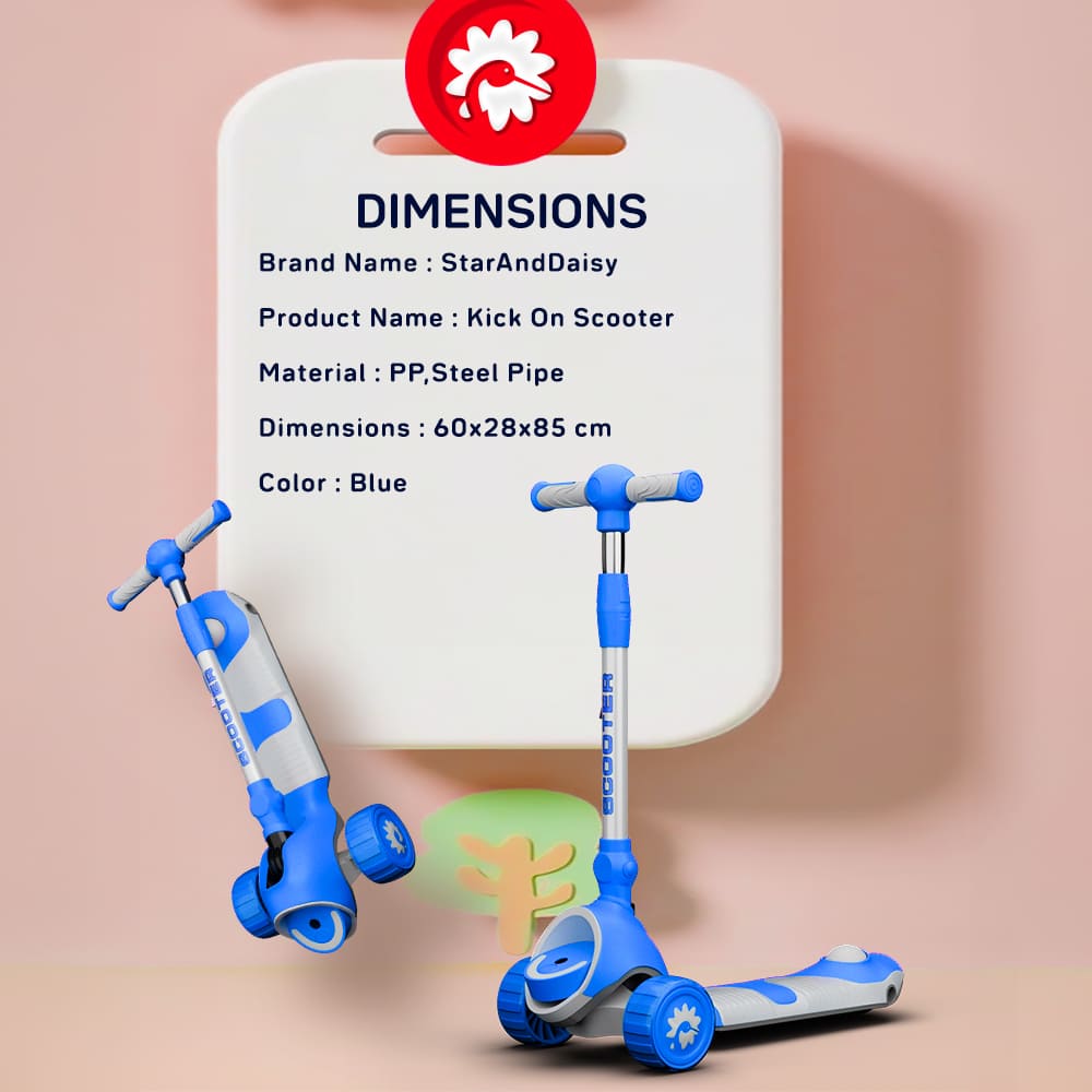 dimension of kickon kids scooter