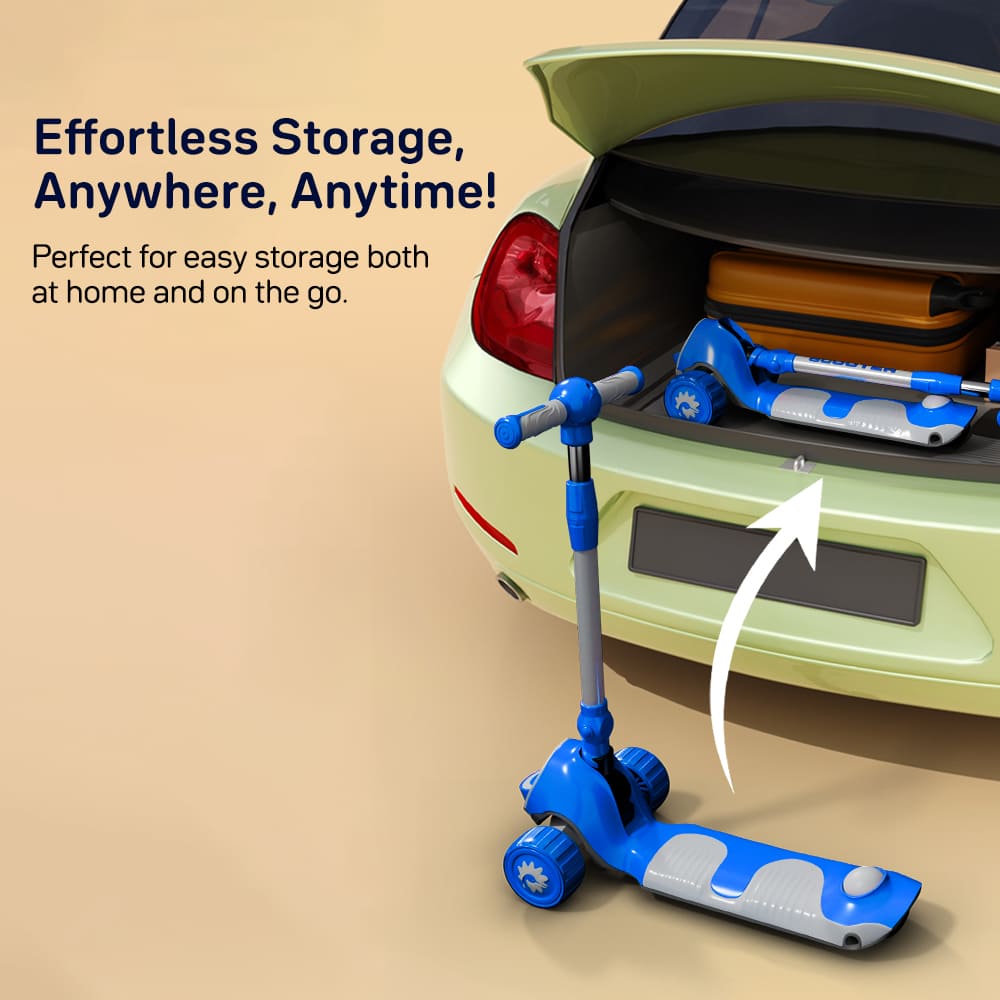 easy to store kickon kids scooter