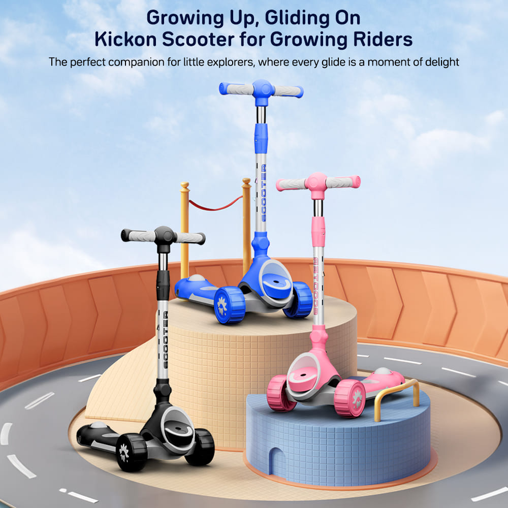 kickon kids scooter for growing riders