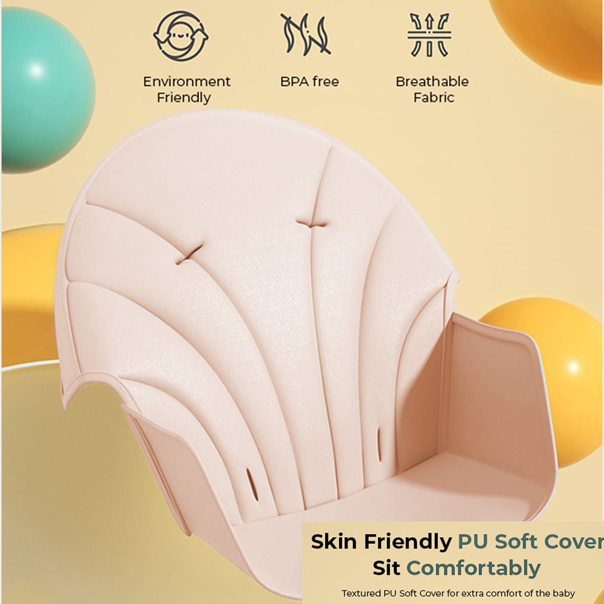 Travel-Friendly Foldable Baby High Chair