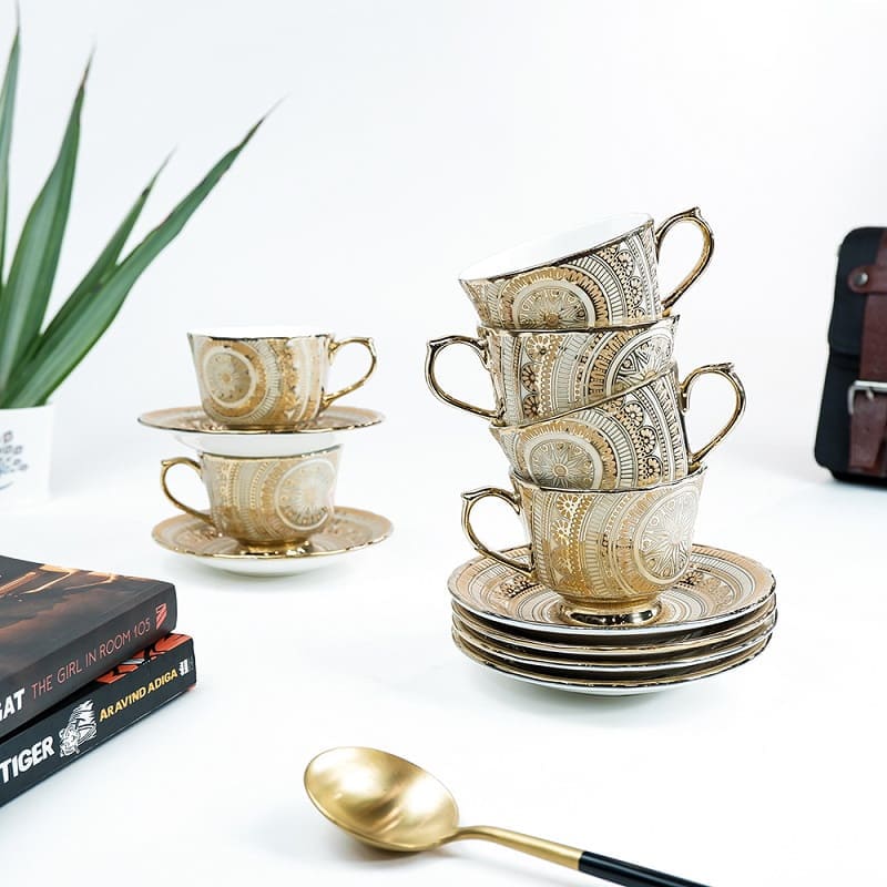 Teacup And Plate Set Of 6