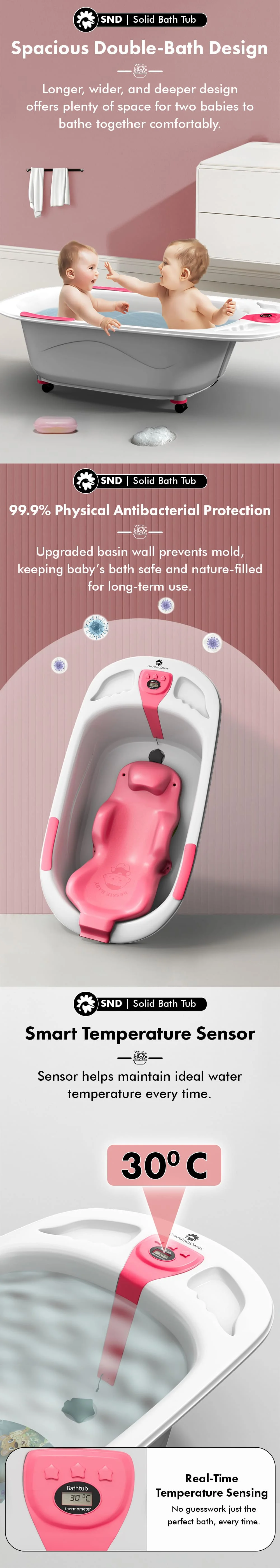 Double Folding Baby Bath Tub