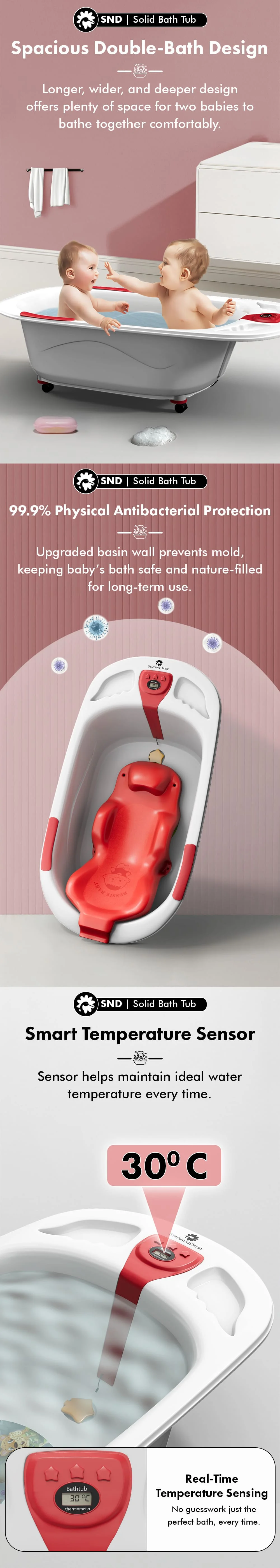 Double Folding Baby Bath Tub