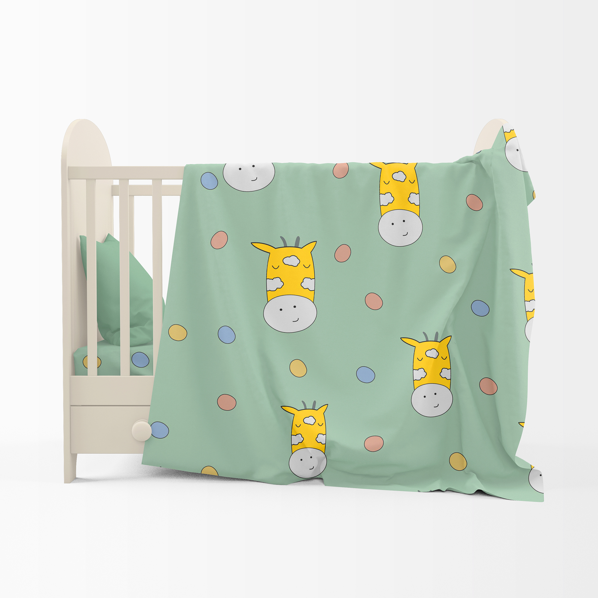 New Born Baby Soft Breathable Cotton Sheet