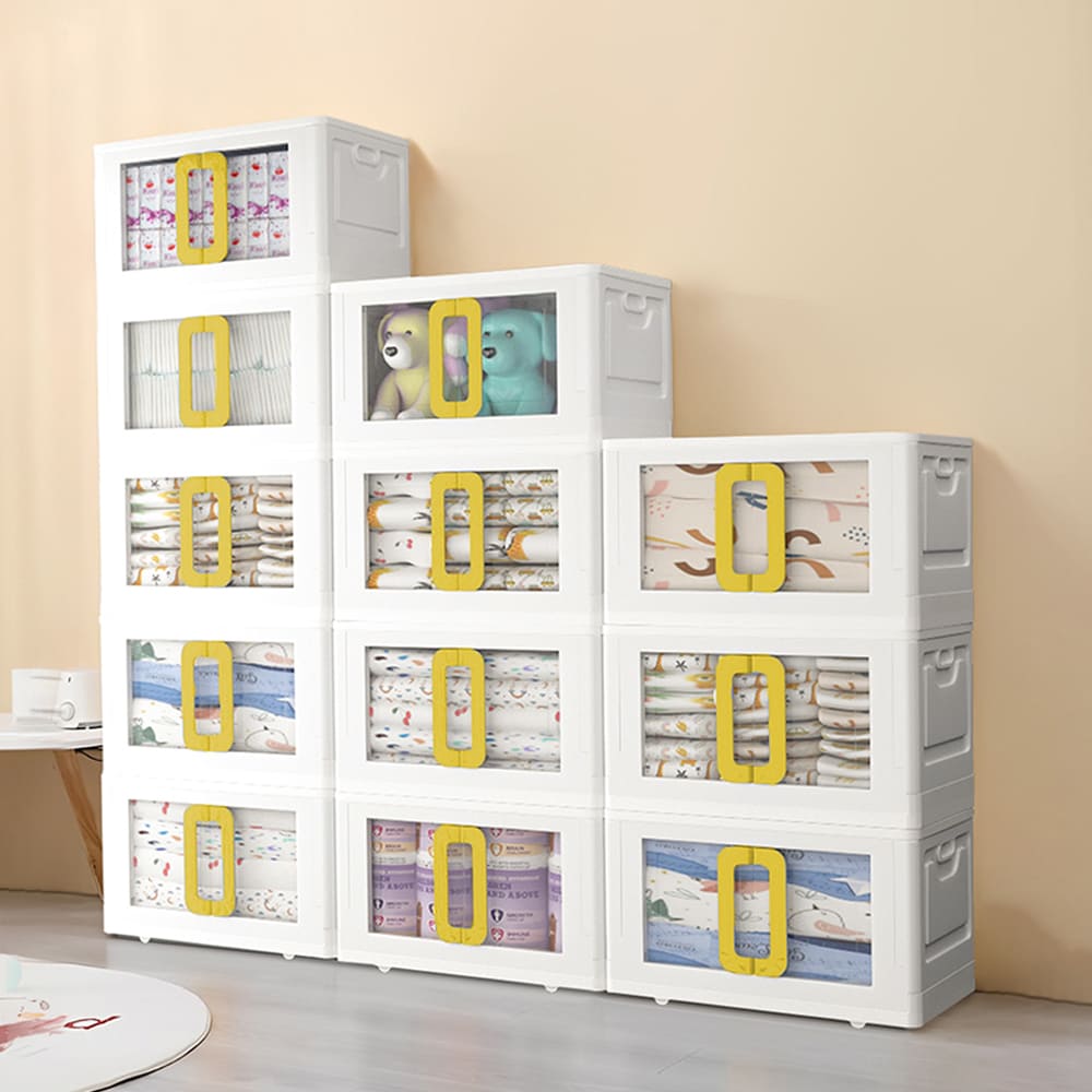 foldable storage and cupboards stackable