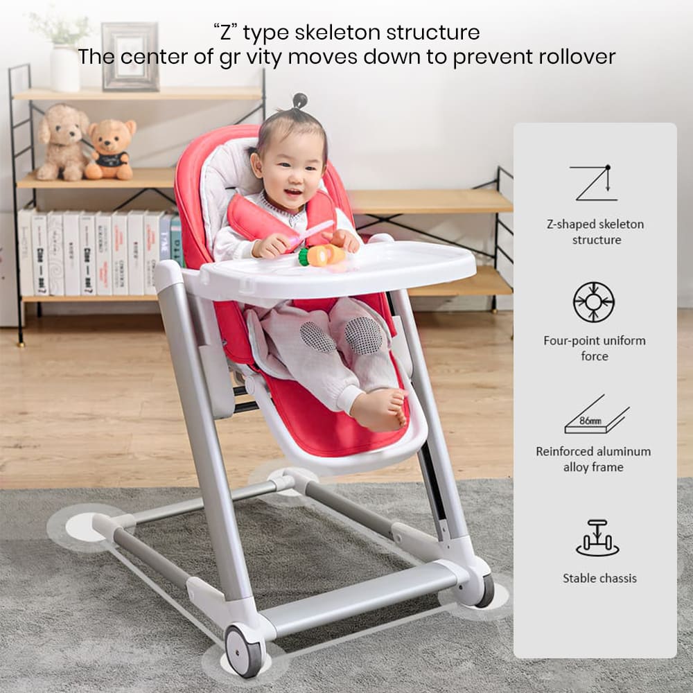 portable folding high chair for kids