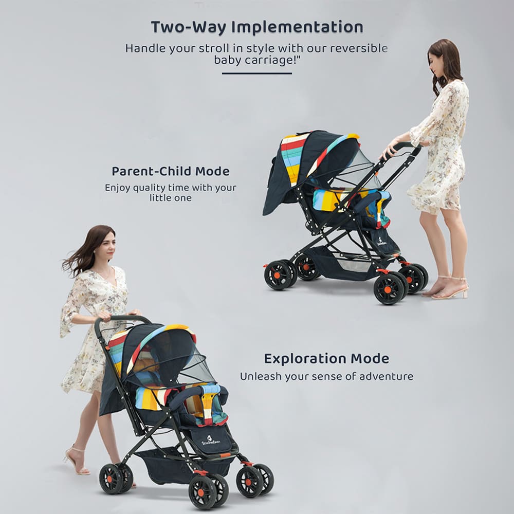 360 degree rotational baby stroller