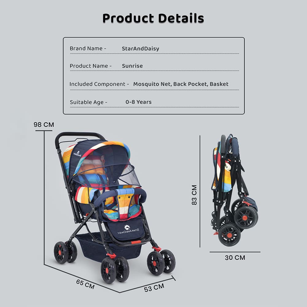 Protective canopy and other features of stroller