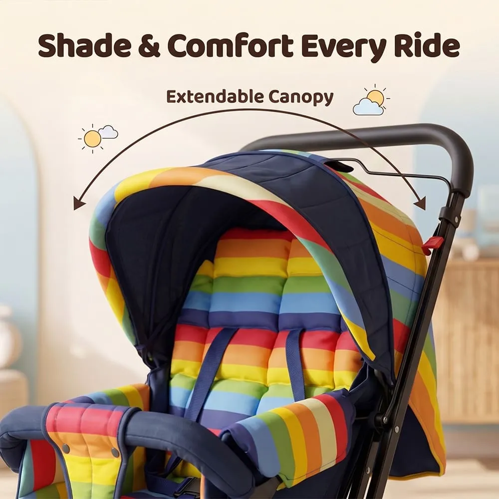 shade and comfort Sunrise baby stroller vibgyor multicolor