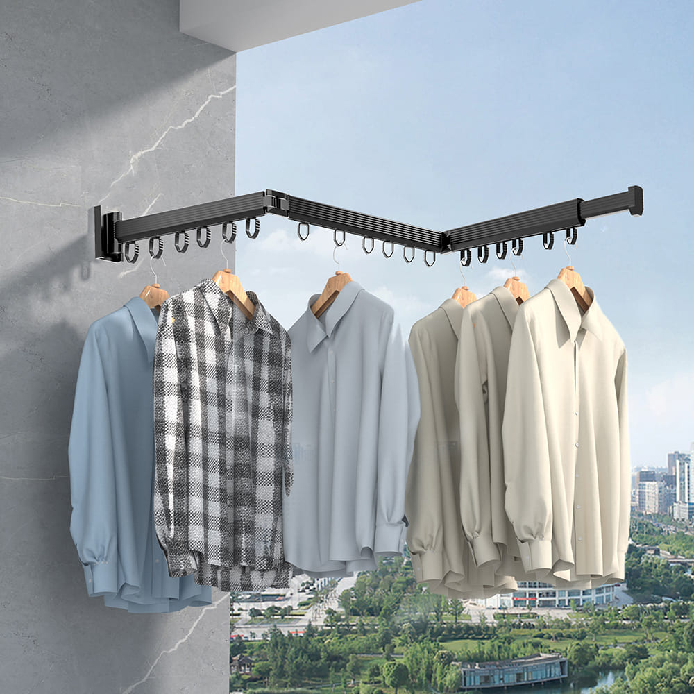 extendable wardrobe rail
